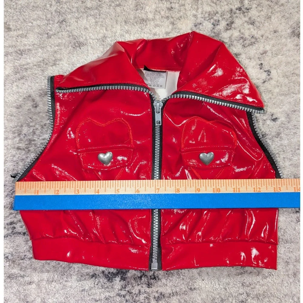 Disney Descendants Rise of Red Girls Small Spirit Halloween Costume Red Vest